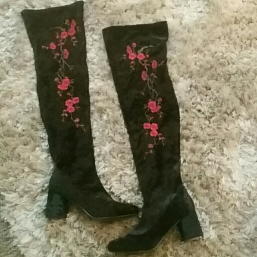 Knee high boots
